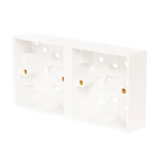 Plastic Back Box 2-Gang Divider