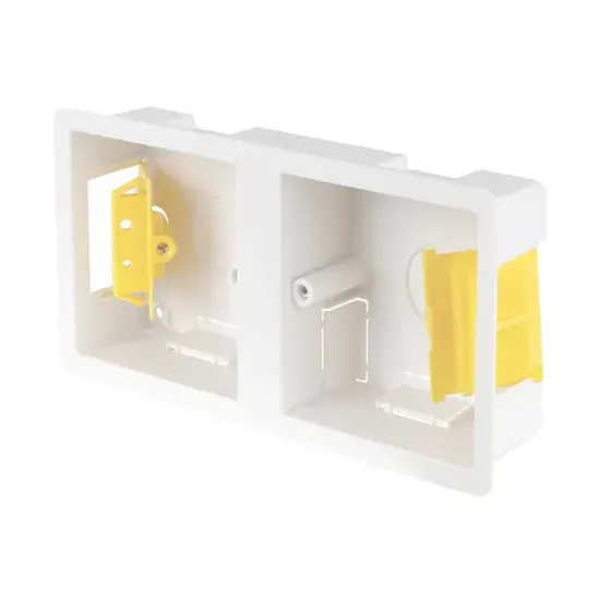 Plasterboard Back Box 2-Gang Divider
