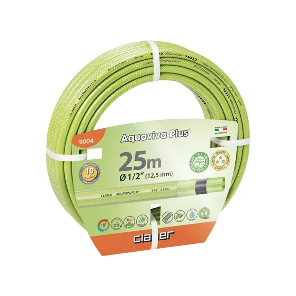 Garden Hose Claber 1/2” Aquaviva Plus (Choose Size)