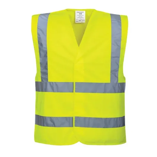 Hi-vis Eltech Yellow with Air holes (Choose Size)