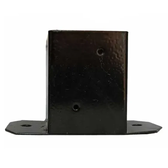 Pergola Base Bracket Black (Choose Size)