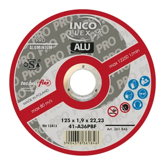 Cutting Disc Incoflex Aluminium Pro (Choose Size)