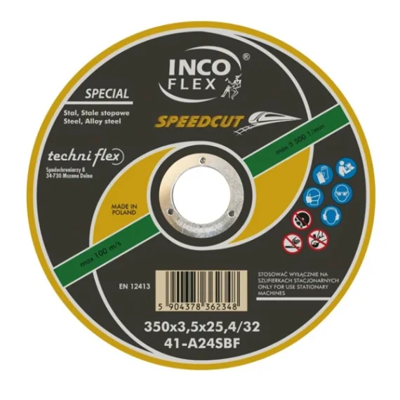 Cutting Disc Incoflex Inox Speedcut (Choose Size)