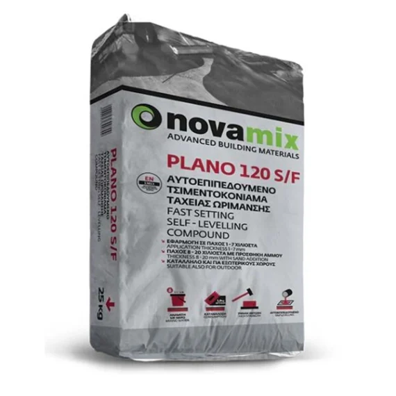 Self Leveling Compound Novamix Plano 120S/F (25kg)
