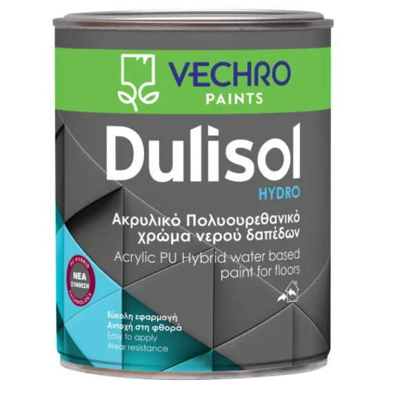 Μπογιά Πατώματος Νερού Vechro Dulisol Άσπρο (Choose Size)
