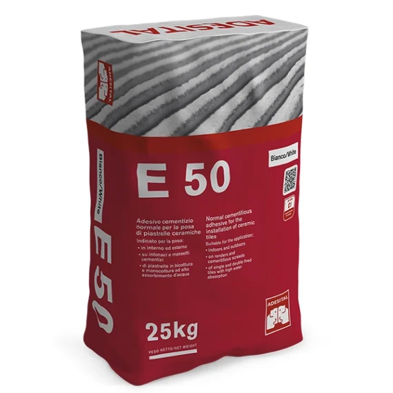 Tiles Adhesive Adesital E50 Grey C1