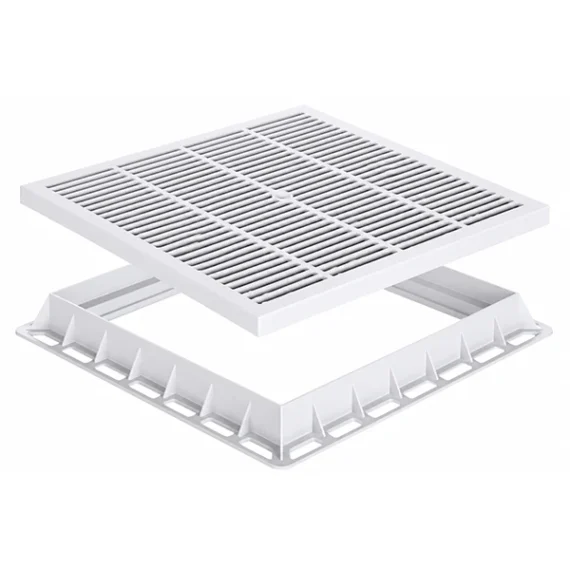 Manhole Cover with Grill 30 x 30cm